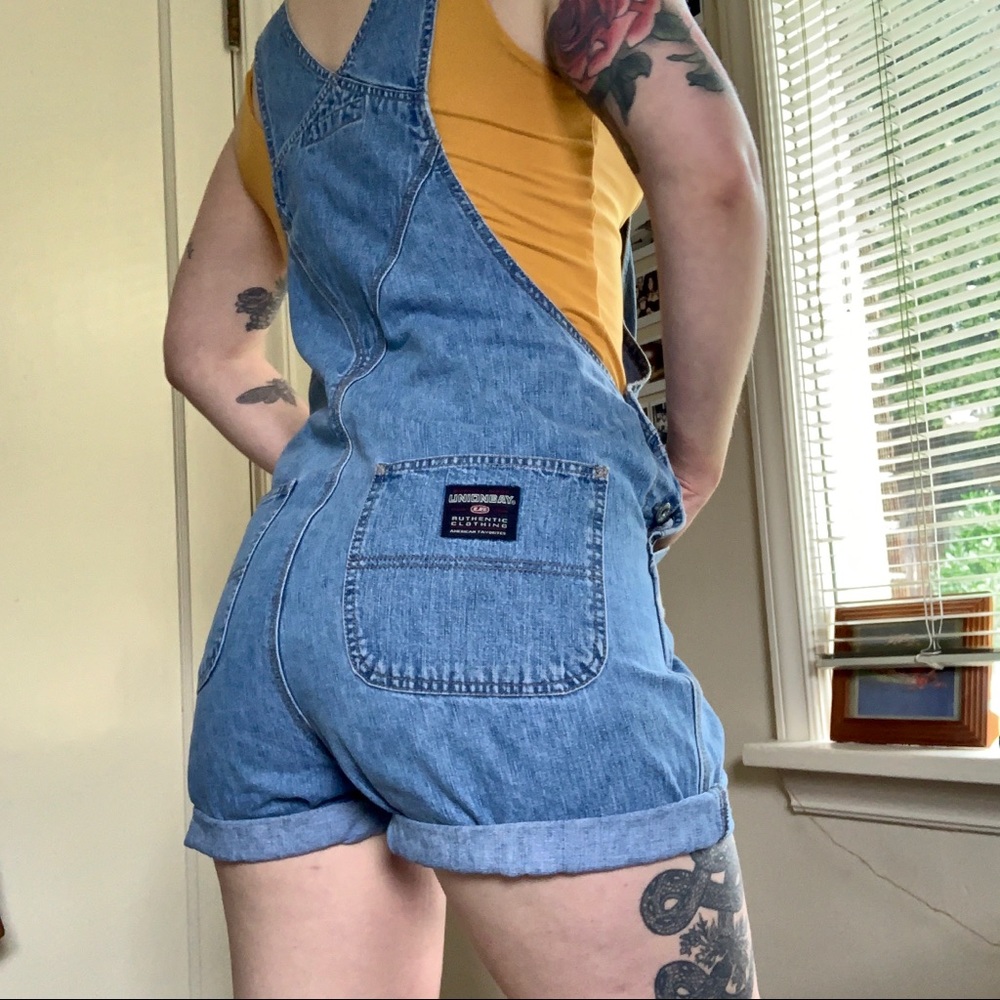Vintage Union Bay Medium Wash Bib Overalls